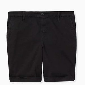 Black Bermuda Chino Shorts